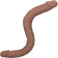 Silicone Studs® Bend And Hold 16" Silicone Dual Dong - Caramel