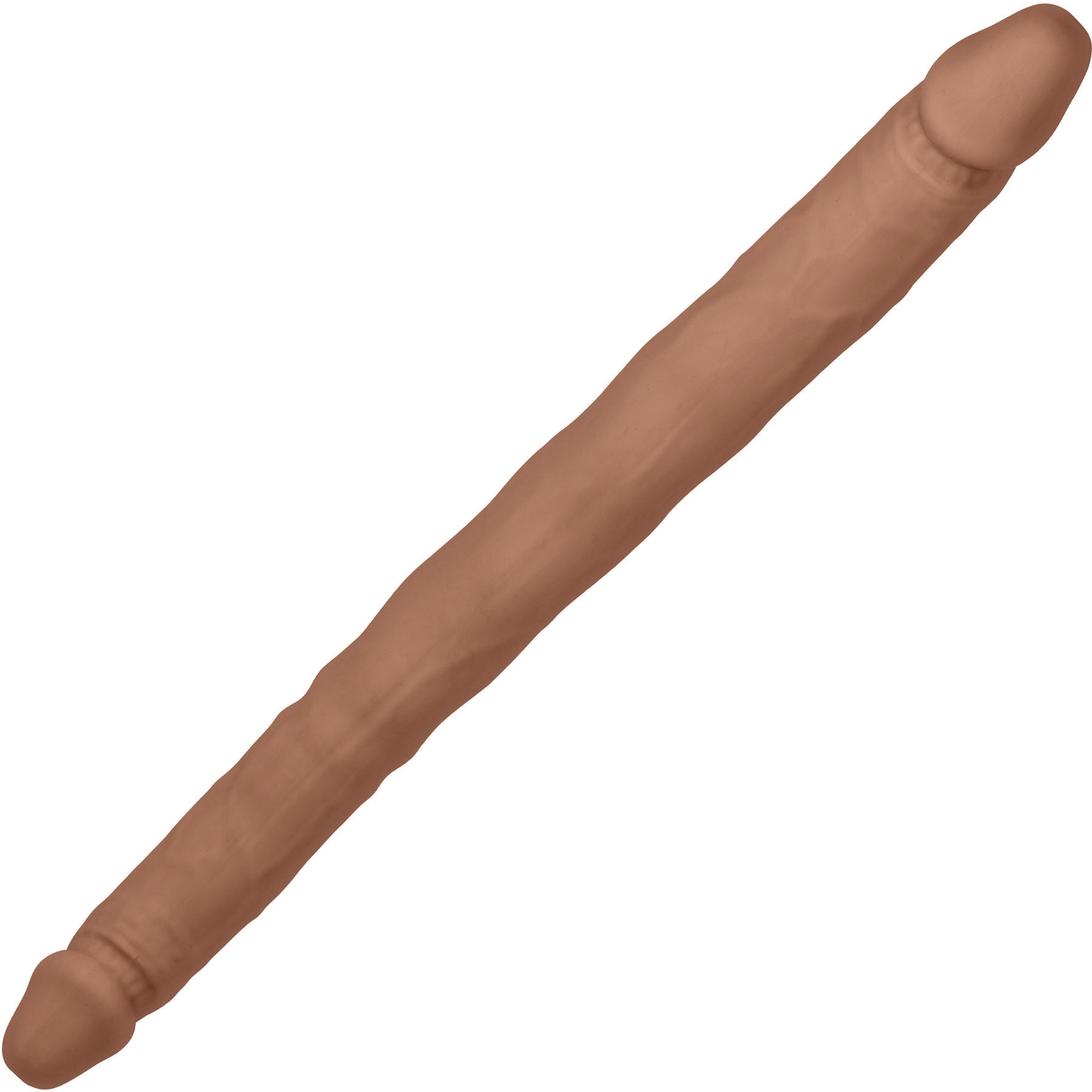 Silicone Studs® Bend And Hold 16" Silicone Dual Dong - Caramel