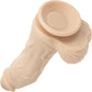Silicone Studs® Big Dick Energy Rechargeable Vibrating Suction Cup Dildo - Vanilla