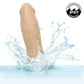 Silicone Studs® Big Dick Energy Rechargeable Vibrating Suction Cup Dildo - Vanilla