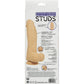 Silicone Studs® Big Dick Energy Rechargeable Vibrating Suction Cup Dildo - Vanilla