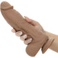 Silicone Studs® Big Dick Energy Rechargeable Vibrating Suction Cup Dildo - Caramel
