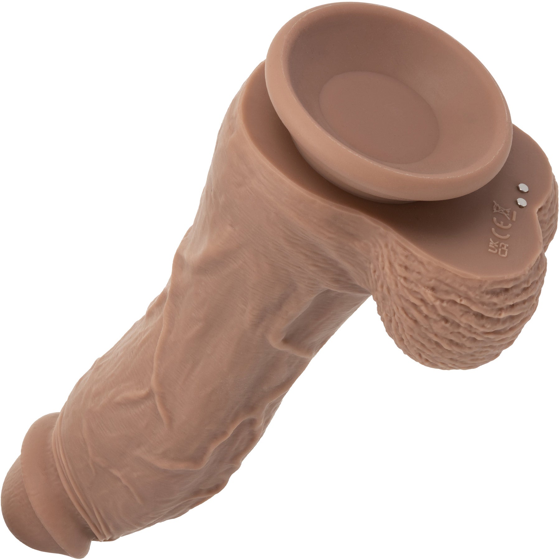 Silicone Studs® Big Dick Energy Rechargeable Vibrating Suction Cup Dildo - Caramel