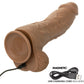 Silicone Studs® Big Dick Energy Rechargeable Vibrating Suction Cup Dildo - Caramel