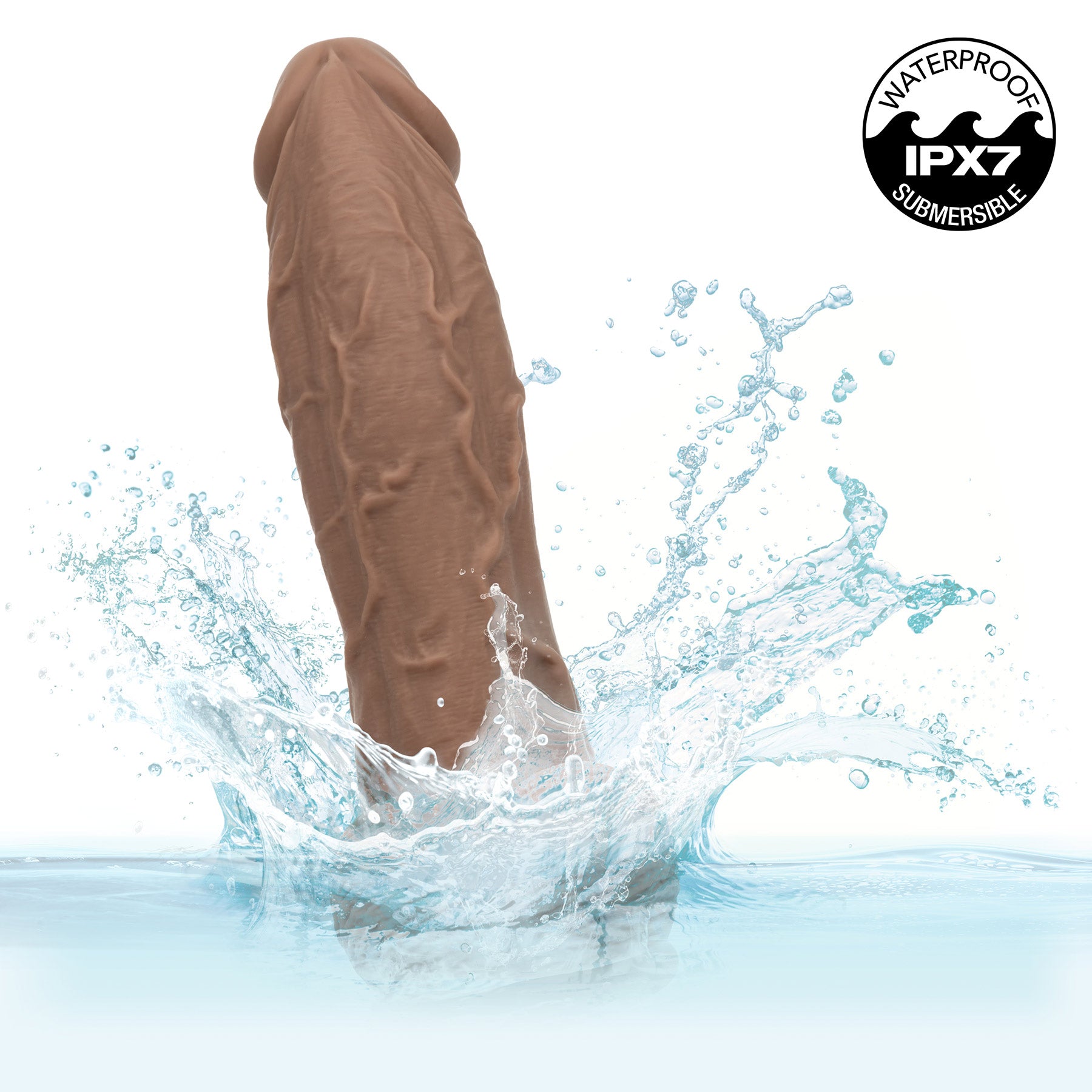Silicone Studs® Big Dick Energy Rechargeable Vibrating Suction Cup Dildo - Caramel