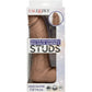 Silicone Studs® Big Dick Energy Rechargeable Vibrating Suction Cup Dildo - Caramel