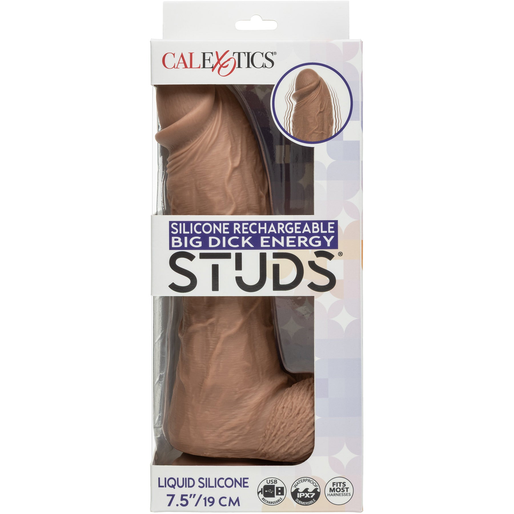 Silicone Studs Big Dick Energy 9.25" Vibrating Suction Cup Dildo Silicone Studs Big Dick Energy 9.25" Vibrating Suction Cup Dildo