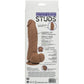 Silicone Studs® Big Dick Energy Rechargeable Vibrating Suction Cup Dildo - Caramel
