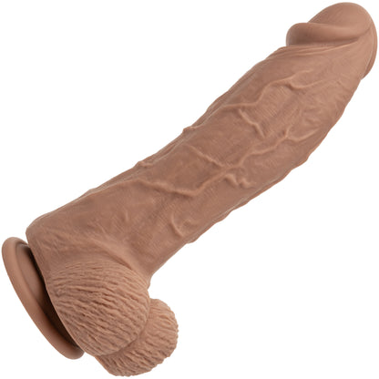 Silicone Studs® Big Dick Energy Rechargeable Vibrating Suction Cup Dildo - Caramel
