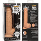 Squirting Fuck Stick 9" Rechargeable Waterproof Vibrating Realistic Silicone Suction Cup Dildo By CalExotics - Vanilla