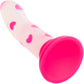 Glow Stick Heart 6" Glow In The Dark Silicone Suction Cup Dildo By CalExotics