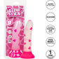 Glow Stick Heart 6" Glow In The Dark Silicone Suction Cup Dildo By CalExotics