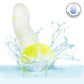 Glow Stick Star 6" Glow In The Dark Silicone Suction Cup Dildo By CalExotics