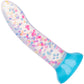 Glow Stick Party 6" Glow In The Dark Silicone Suction Cup Dildo By CalExotics