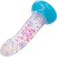Glow Stick Party 6" Glow In The Dark Silicone Suction Cup Dildo By CalExotics