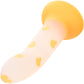 Glow Stick Mushroom 6" Glow In The Dark Silicone Suction Cup Dildo By CalExotics