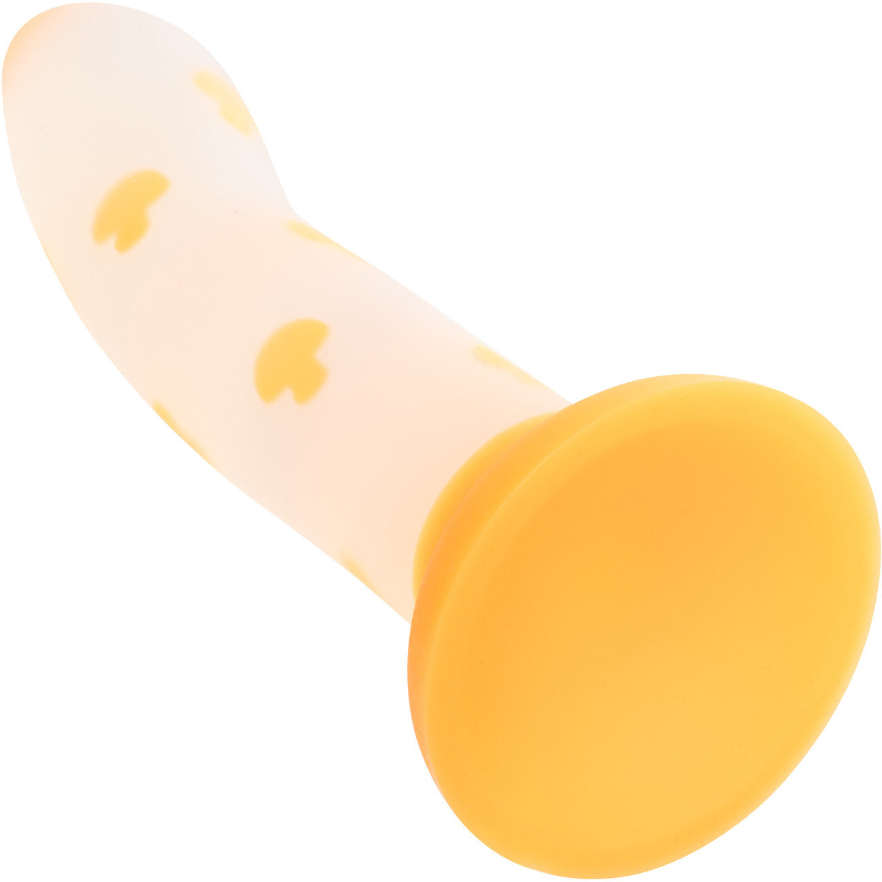 Glow Stick Mushroom 6" Glow In The Dark Silicone Suction Cup Dildo By CalExotics