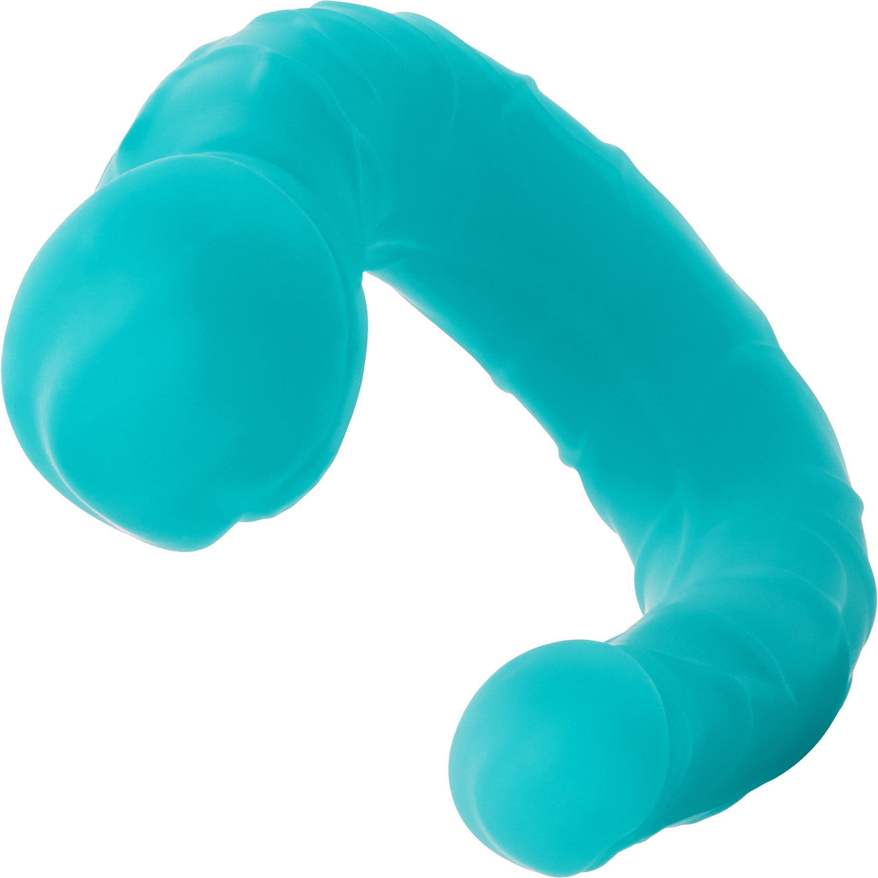 Silicone AC/DC Double Dong by CalExotics - Teal