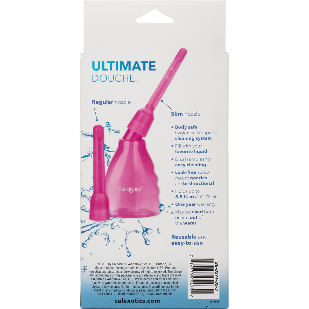 Ultimate Douche Hygienic Cleaning System by CalExotics - Purple