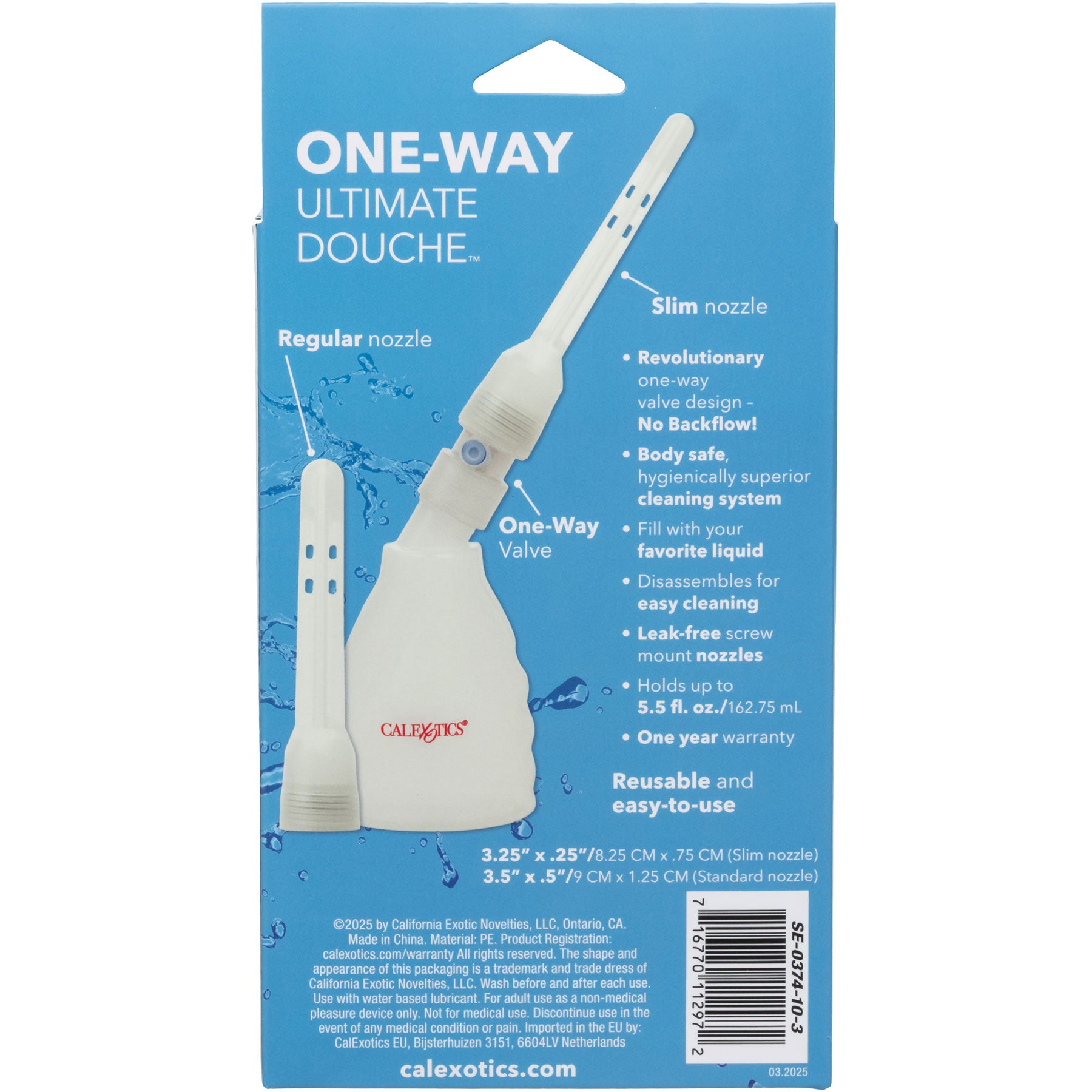 One-Way Ultimate Douche By CalExotics - Clear