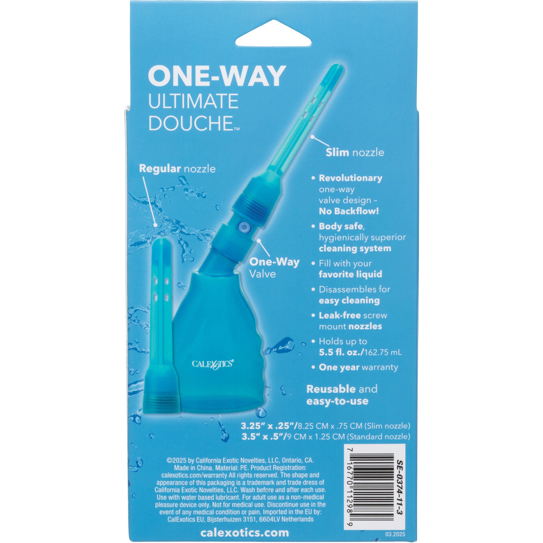 One-Way Ultimate Douche By CalExotics - Blue