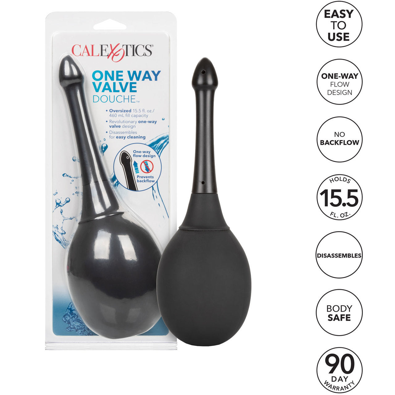 One Way Valve Douche Anal Cleansing Tool by CalExotics