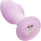 Lavender Haze Ridge Probe Rechargeable Waterproof Silicone Vibrating Butt Plug By CalExotics