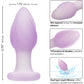 Lavender Haze Ridge Probe Rechargeable Waterproof Silicone Vibrating Butt Plug By CalExotics