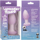 Lavender Haze Ridge Probe Rechargeable Waterproof Silicone Vibrating Butt Plug By CalExotics