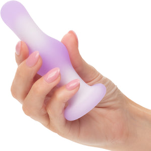 Lavender Haze Bulb Probe Rechargeable Waterproof Silicone Vibrating Butt Plug By CalExotics