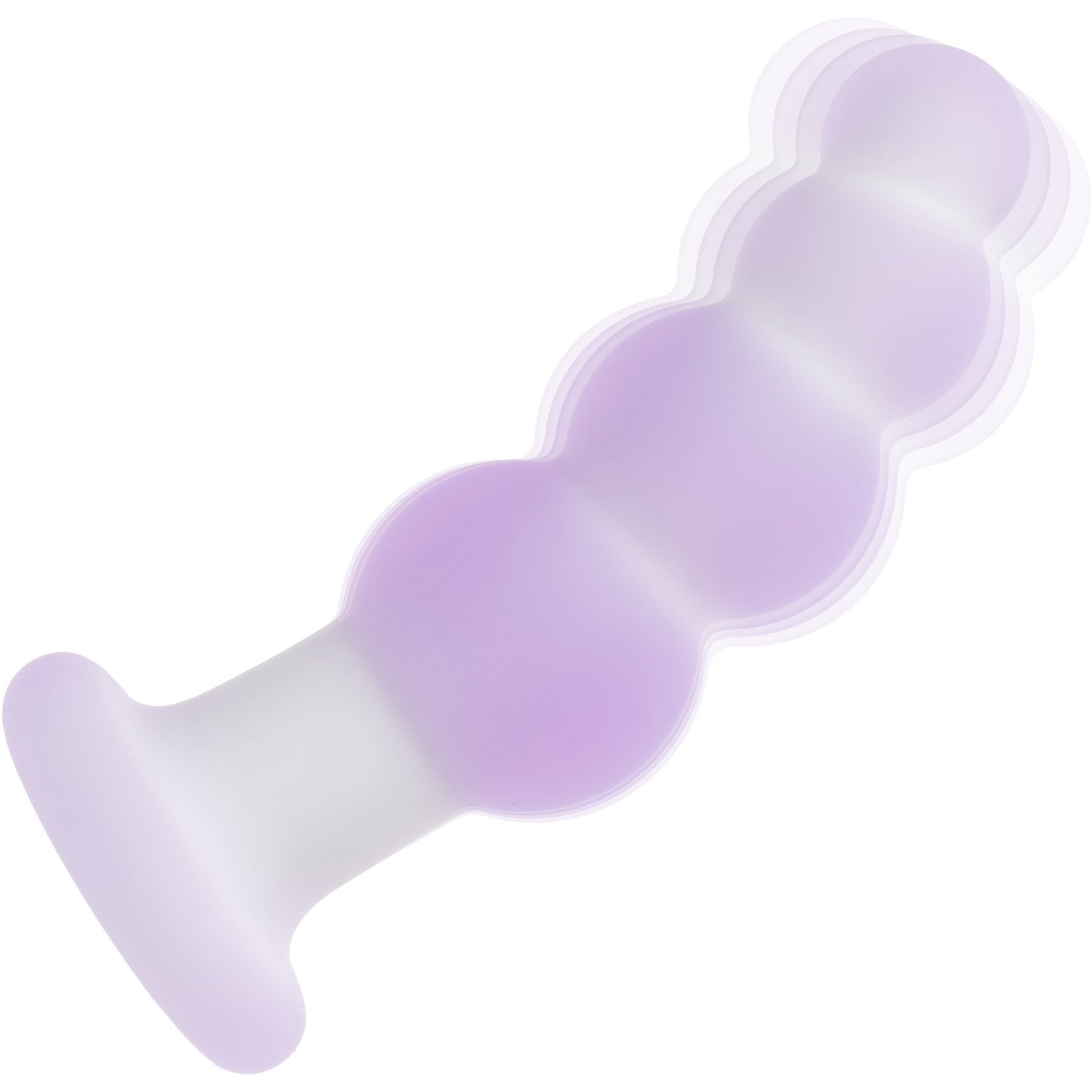 Lavender Haze™ Beaded Curved Probe Vibrating Silicone Probe