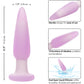 Lavender Haze Slender Probe Rechargeable Waterproof Silicone Vibrating Butt Plug By CalExotics