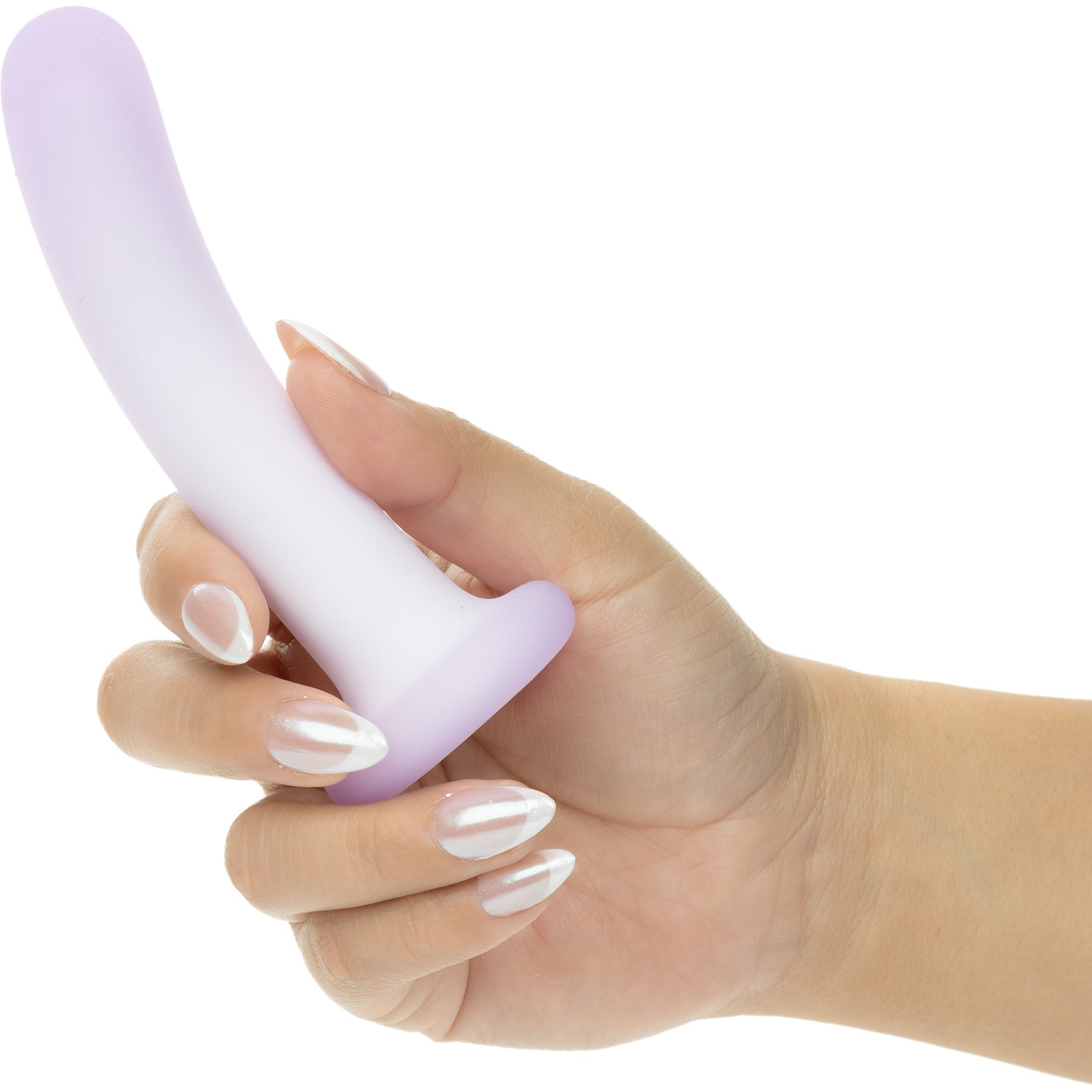 Lavender Haze™ Slender Curved Vibrating Silicone Probe