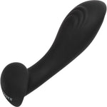 Eclipse Liquid Silicone Flex Vibrating Rechargeable Anal Probe By CalExotics - Black