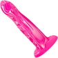 Twisted Love Twisted Probe 4.75" Silicone Suction Cup Dildo By CalExotics - Pink & White