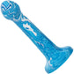 Twisted Love Twisted Bulb Tip Probe 6" Silicone Suction Cup Dildo By CalExotics - Blue & White