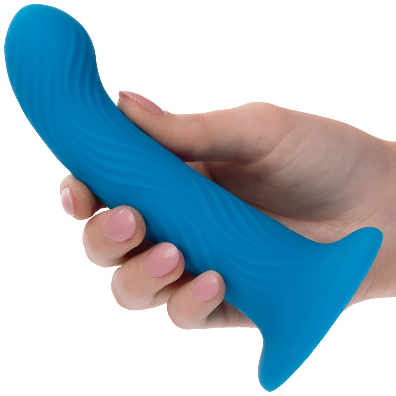 Wave Rider Ripple 5.25" Silicone Suction Cup Dildo By CalExotics