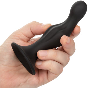 Silicone Anal Ripple 3 Piece Butt Plug Kit By CalExotics - Black