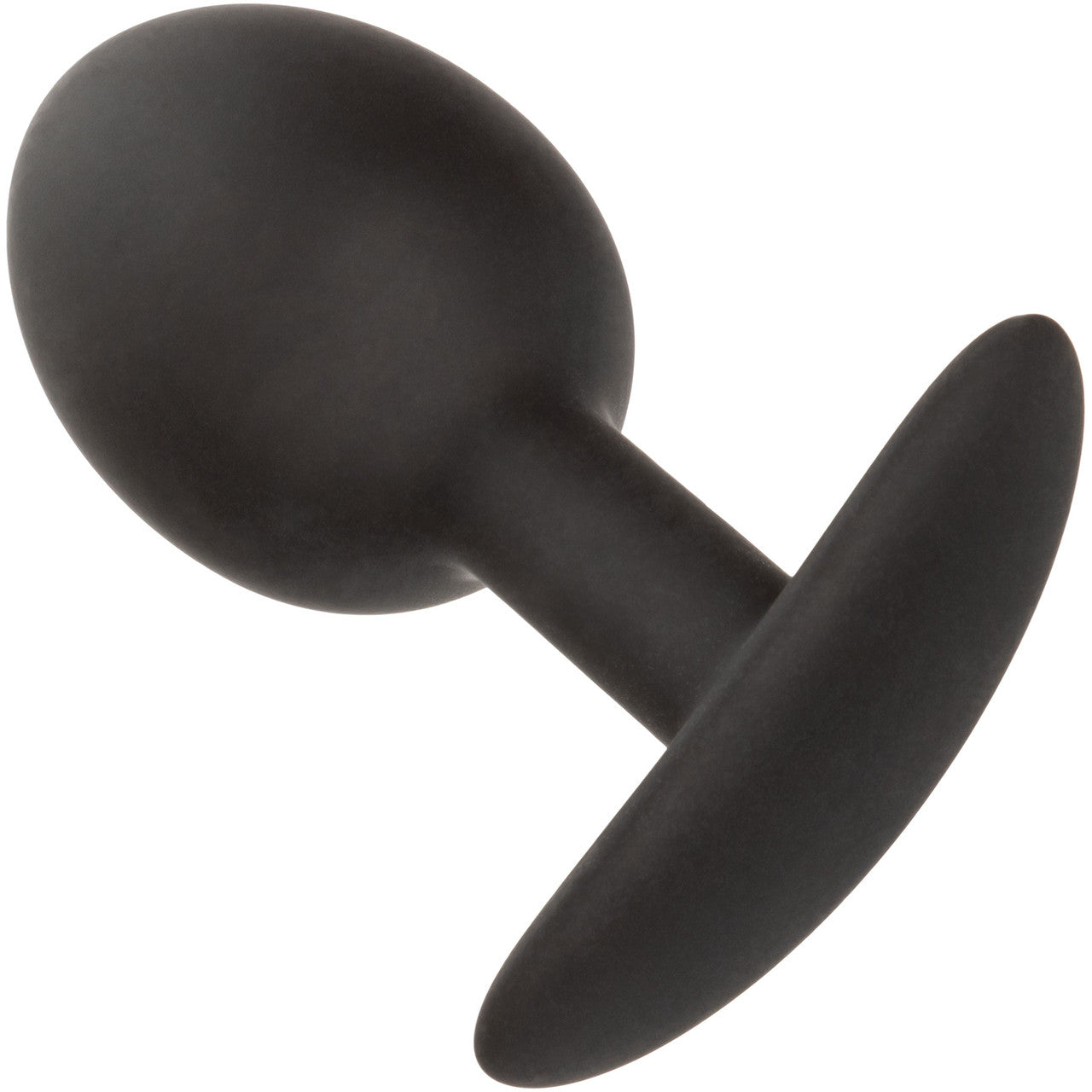 Weighted Silicone Butt Plug By CalExotics - Black