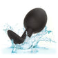 Weighted Silicone Butt Plug By CalExotics - Black