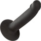 Silicone Slim Anal Stud Suction Cup Dildo By CalExotics - Black