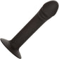 Silicone Curved Anal Stud Suction Cup Dildo By CalExotics - Black