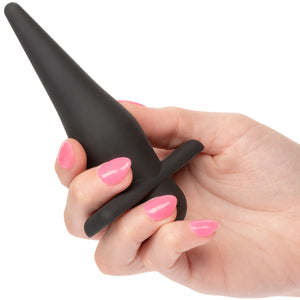 Rechargeable High Intensity Silicone Waterproof Vibrating Anal Probe By CalExotics - Black