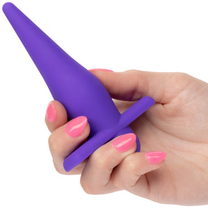 Rechargeable High Intensity Silicone Waterproof Vibrating Anal Probe By CalExotics - Purple