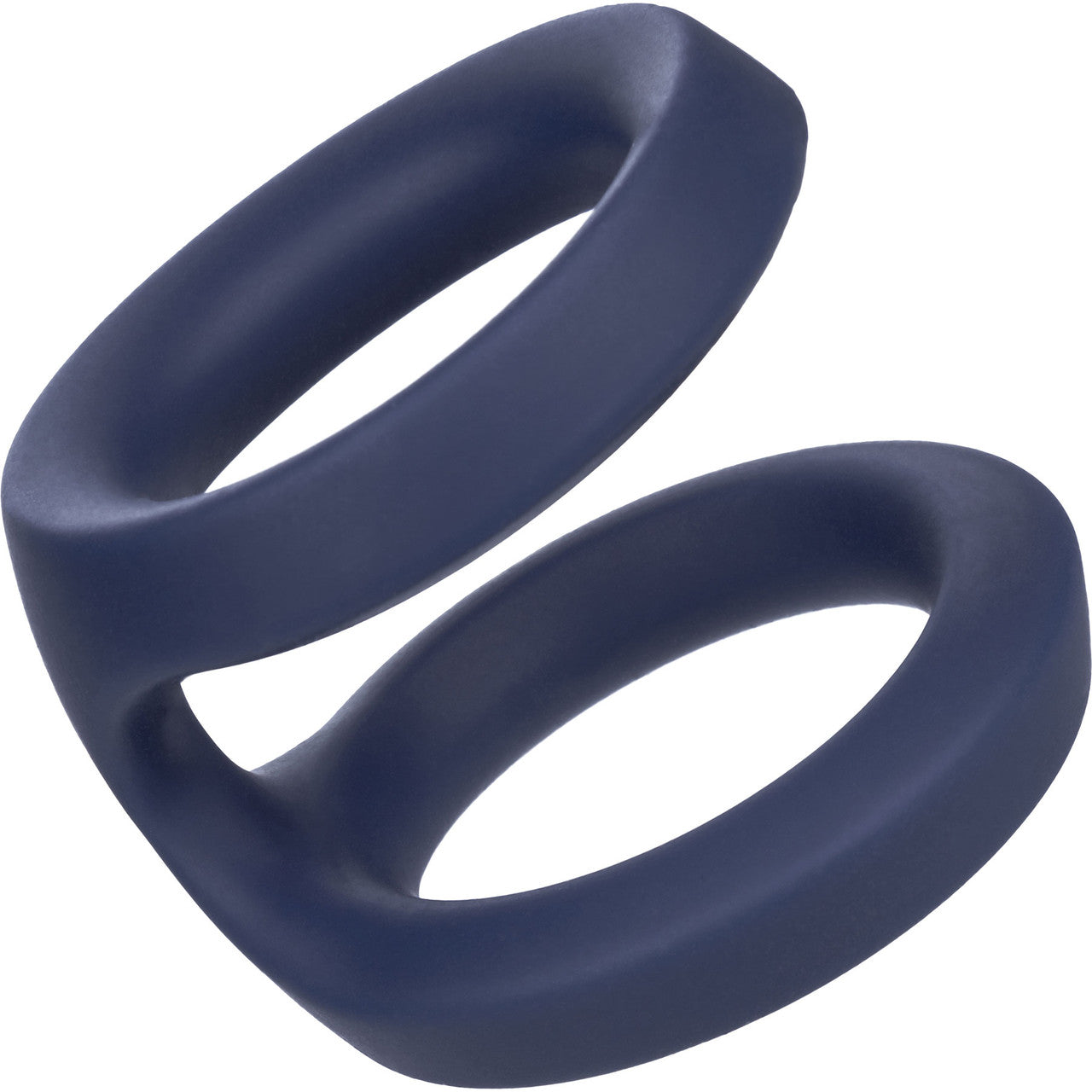 Viceroy Dual Ring Ultra-Soft Silicone Cock Ring By CalExotics - Blue