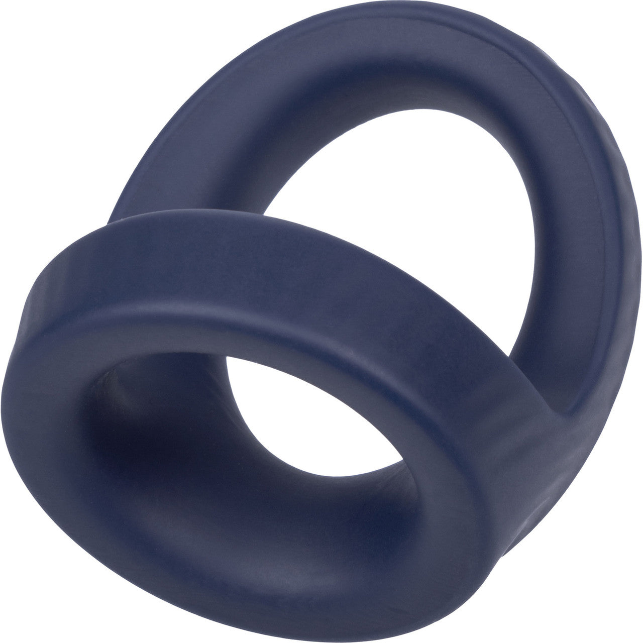 Viceroy Max Dual Ring Ultra-Soft Silicone Cock Ring By CalExotics - Blue