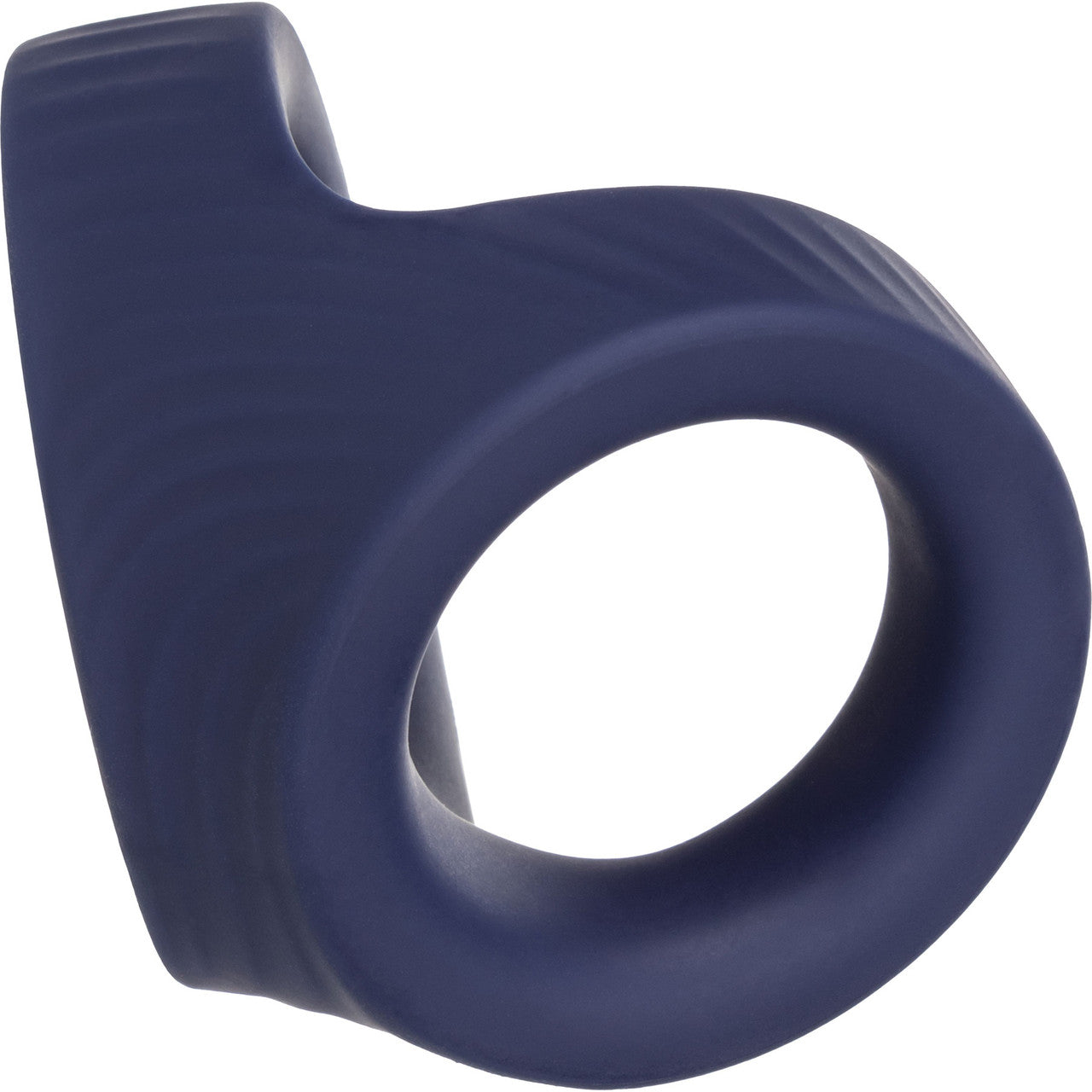 Viceroy Max Dual Ring Ultra-Soft Silicone Cock Ring By CalExotics - Blue