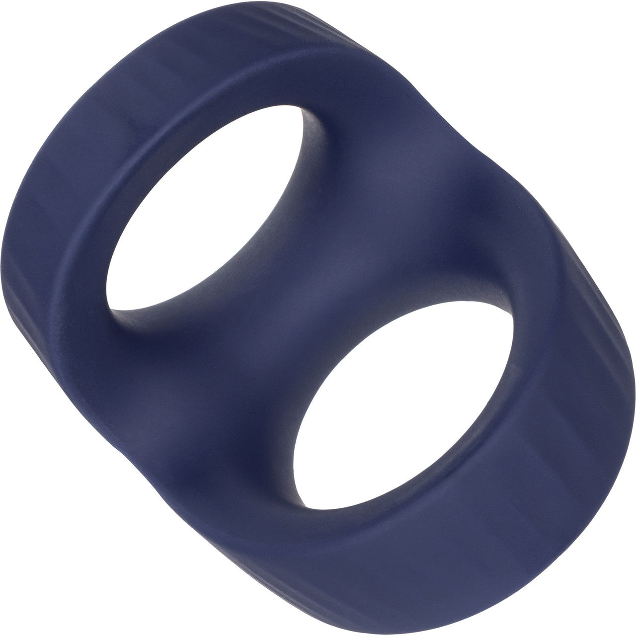 Viceroy Max Dual Ring Ultra-Soft Silicone Cock Ring By CalExotics - Blue