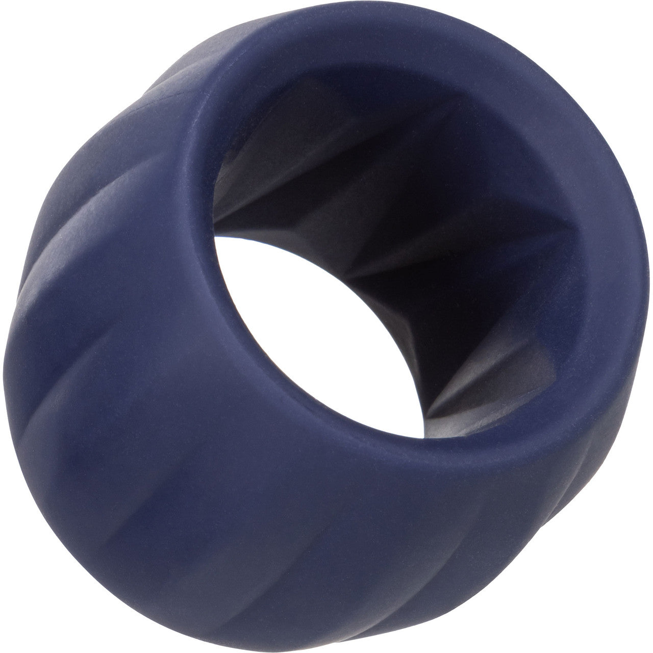 Viceroy Reverse Stamina Ring Ultra-Soft Silicone Cock Ring By CalExotics - Blue