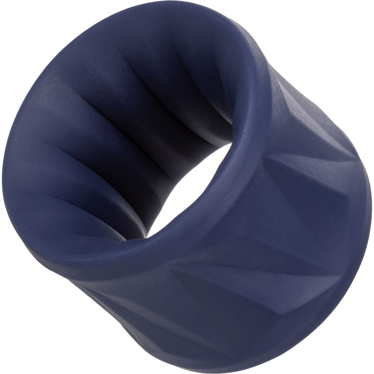 Viceroy Reverse Stamina Ring Ultra-Soft Silicone Cock Ring By CalExotics - Blue